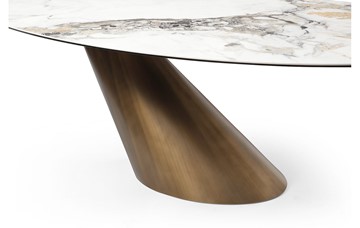 Кухонный обеденный стол DT9375FCI белая керамика в Перми - предосмотр 2